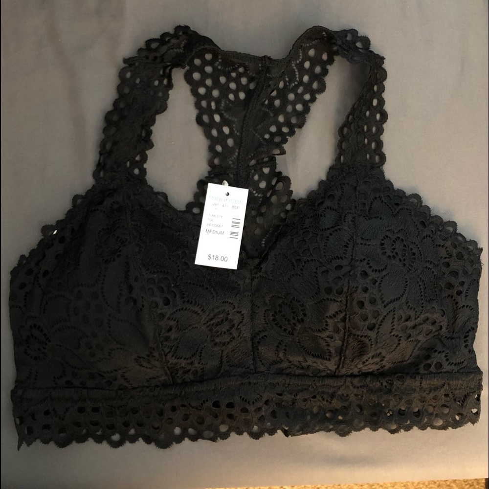 Black lace bralette from Maurice’s NWT
